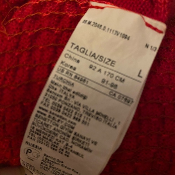 Benetton ♥️ Cute red dress. Classic everywhere ♥️ - Picture 12 of 12